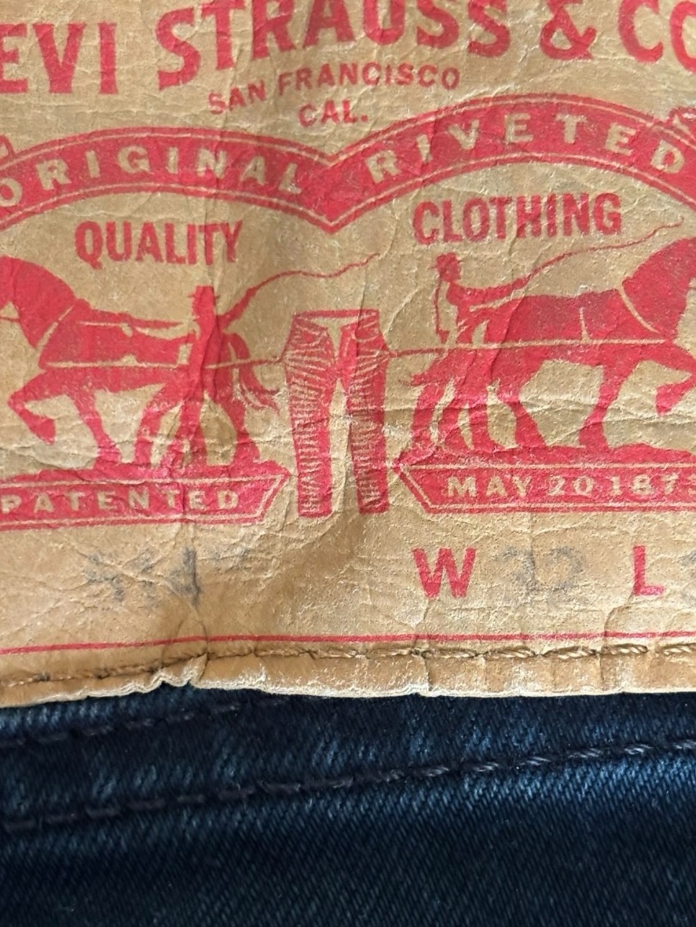 Levi's Men's Black 514 Straight Jeans Size 32/30 - Picture 5 of 7